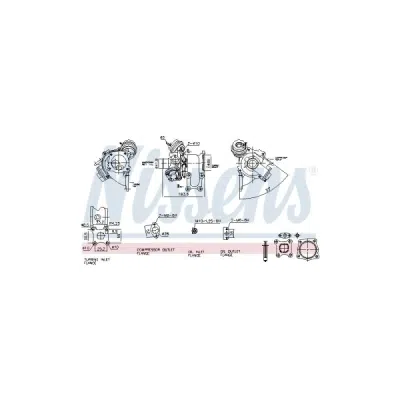 Compresor, sistem de supraalimentare NISSENS 93278