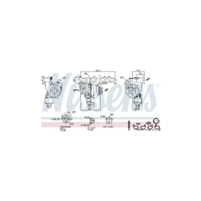 Compresor, sistem de supraalimentare NISSENS 93285