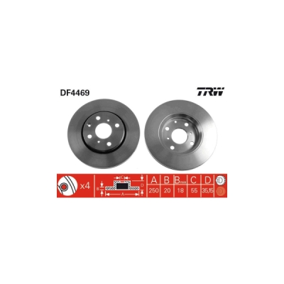 Disc frana TRW DF4469