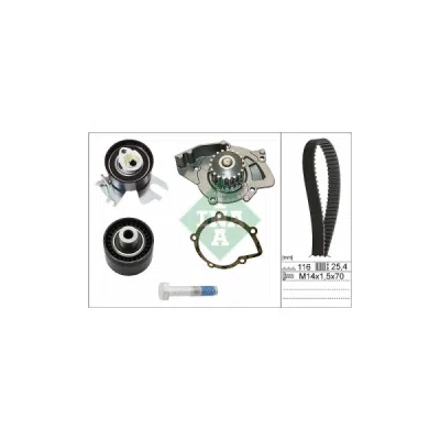 Set pompa apa + curea dintata INA 530 0449 30