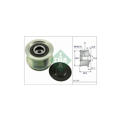 Sistem roata libera, generator INA 535 0041 10