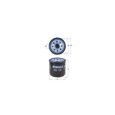 Filtru ulei MAHLE OC 195