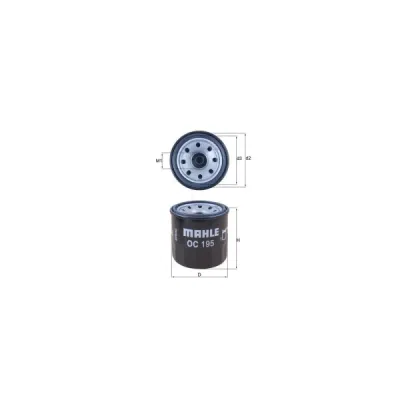Filtru ulei MAHLE OC 195
