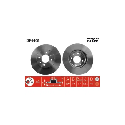 Disc frana TRW DF4409