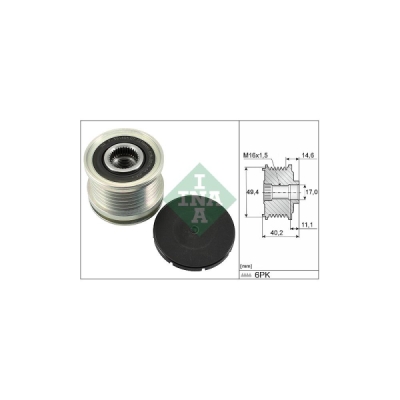 Sistem roata libera, generator INA 535 0124 10