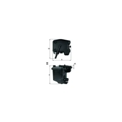 Filtru combustibil MAHLE KL 431D