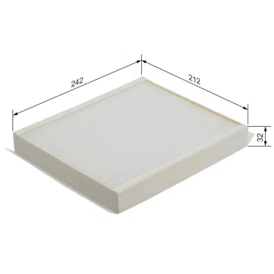 Filtru habitaclu BOSCH 1 987 432 111