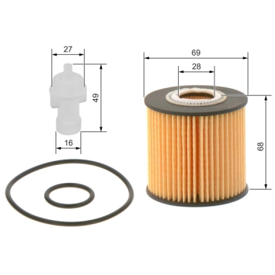 Filtru ulei BOSCH F 026 407 098