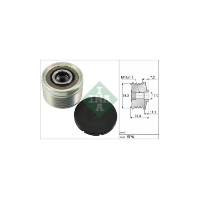 Sistem roata libera, generator INA 535 0039 10