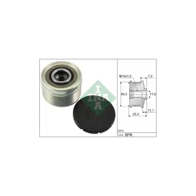 Sistem roata libera, generator INA 535 0039 10