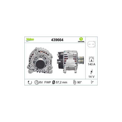 Generator / Alternator VALEO 439664