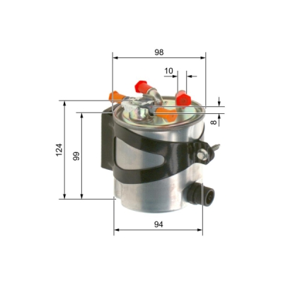 Filtru combustibil BOSCH F 026 402 016
