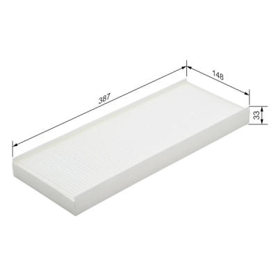 Filtru habitaclu BOSCH 1 987 432 017
