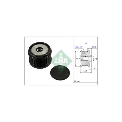 Sistem roata libera, generator INA 535 0237 10
