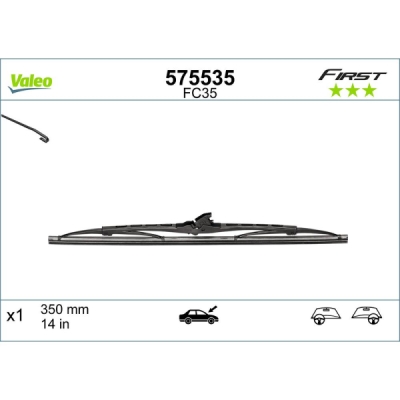 Lamela stergator VALEO 575535