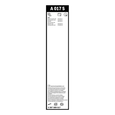 Set stergatoare parbriz Bosch Aerotwin A017S 550/550 mm 3397009017