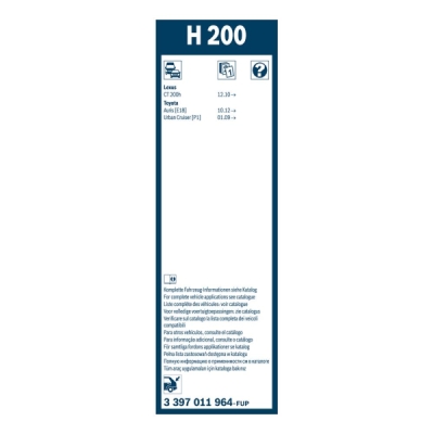 Stergator luneta Bosch H200 200 mm 3397011964
