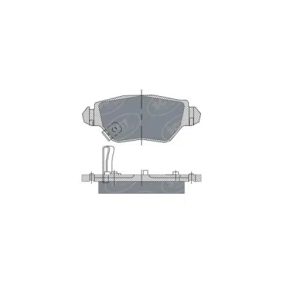 Set placute frana SCT - MANNOL SP 242 PR