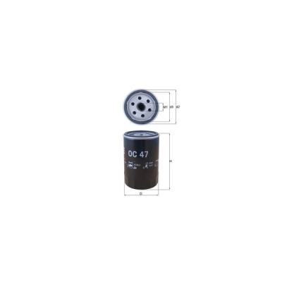 Filtru ulei MAHLE OC 47