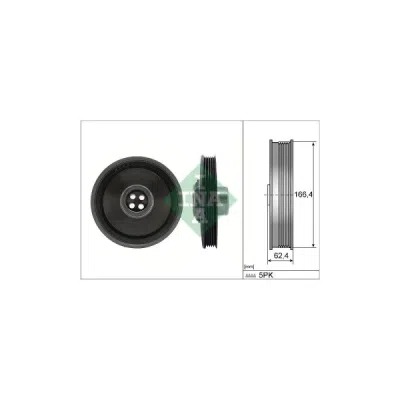Fulie curea, arbore cotit INA 544 0171 10