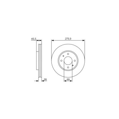 Disc frana BOSCH 0 986 479 R94