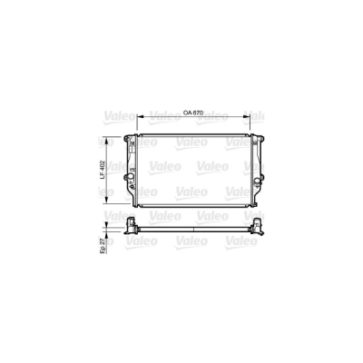 Radiator, racire motor VALEO 735216