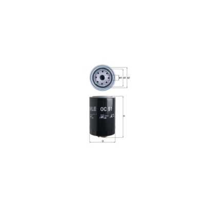 Filtru ulei MAHLE OC 51