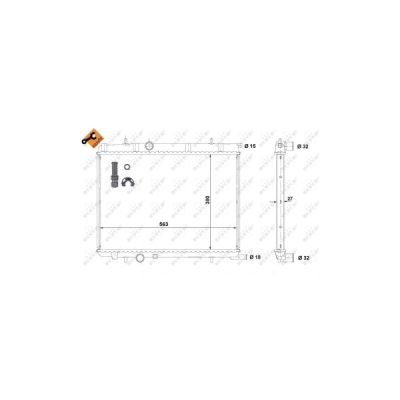 Radiator, racire motor NRF 58312