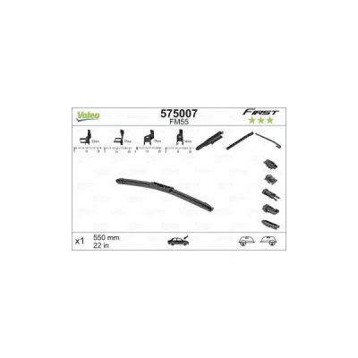 Lamela stergator VALEO 575007