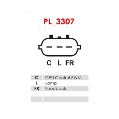 Regulator, alternator AS-PL ARE3098
