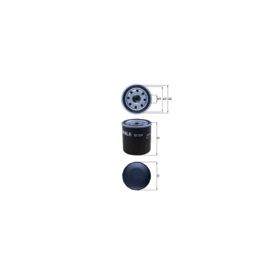Filtru ulei MAHLE OC 534