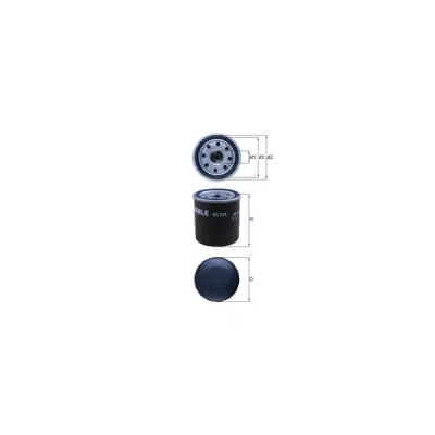 Filtru ulei MAHLE OC 534