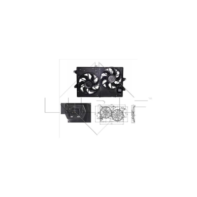 Ventilator, radiator NRF 47003