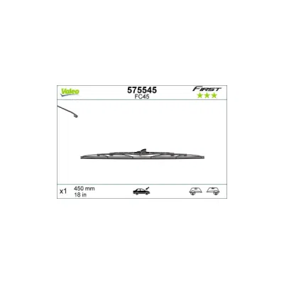 Lamela stergator VALEO 575545