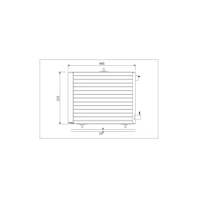 Condensator, climatizare VALEO 814095