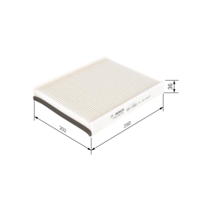 Filtru habitaclu BOSCH 1 987 435 018