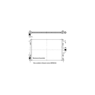 Radiator, racire motor NRF 53092