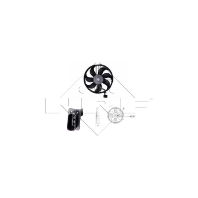 Ventilator, radiator NRF 47409