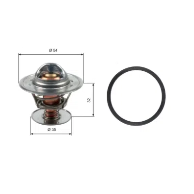 Termostat, lichid racire GATES TH13684G1