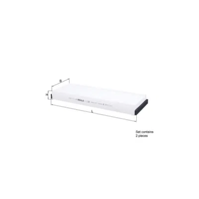 Filtru aer habitaclu / polen MAHLE LA 239/S