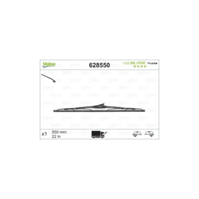 Lamela stergator VALEO 628550