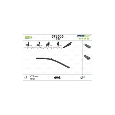 Lamela stergator VALEO 578505
