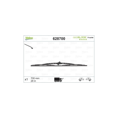 Lamela stergator VALEO 628700