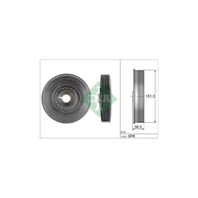 Fulie curea, arbore cotit INA 544 0090 10