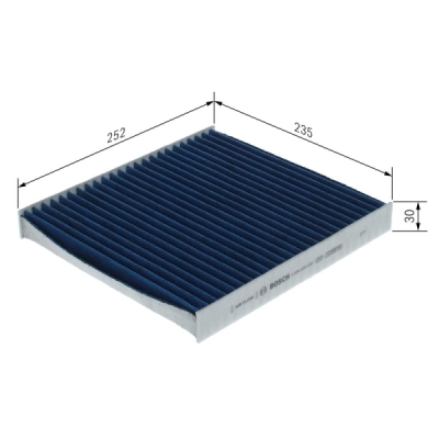 Filtru habitaclu antibacterian FILTER+pro BOSCH 0 986 628 630