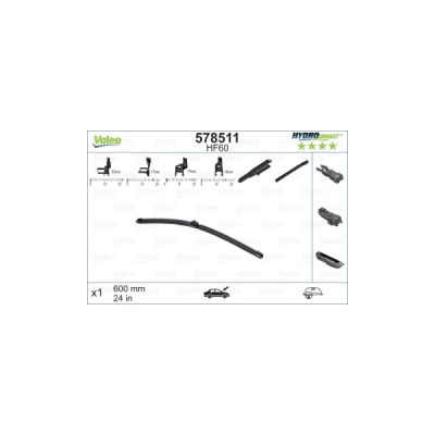 Lamela stergator VALEO 578511