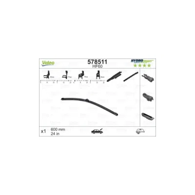 Lamela stergator VALEO 578511