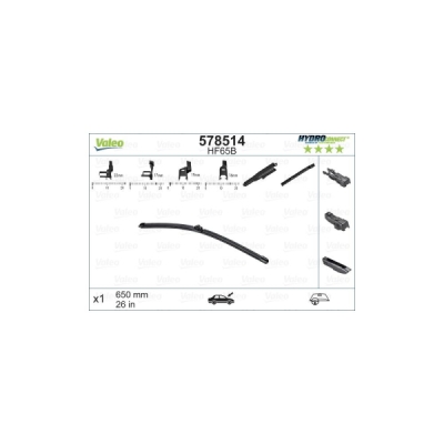 Lamela stergator VALEO 578514
