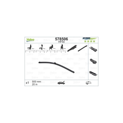 Lamela stergator VALEO 578506