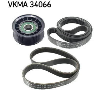 Set curea transmisie cu caneluri SKF VKMA 34066